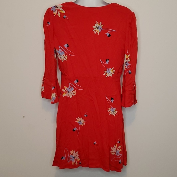 Free People Time On My Side Wrap boho Dress - Picture 12 of 16